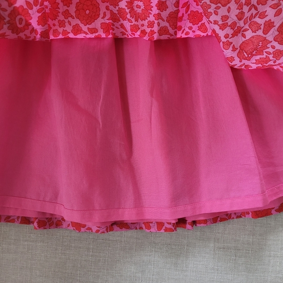Jacadi Pink Liberty Floral Skirt + Headband. - Picture 9 of 9